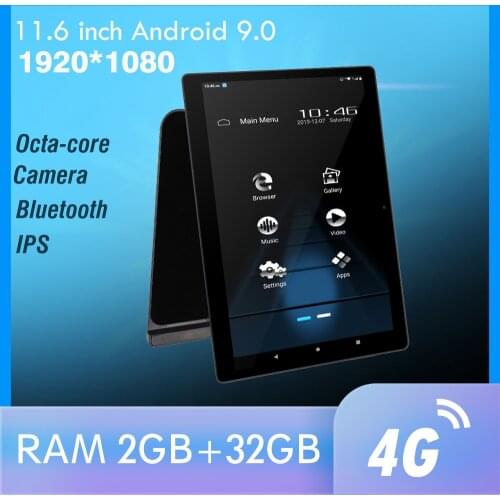 11 inch Android Car Headrest Monitor 1920*1080 IPS Screen GPS 4G WIFI/Bluetooth/USB/SD/FM/Camera MP5 Video Player free battery