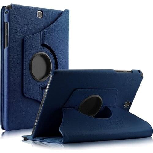 360 Rotating Case for Samsung Galaxy Tab A 9.7" SM T555C T550 P555C Flip Holder Stand PU Leather Cover Tab A 9.7" Tablet Cases