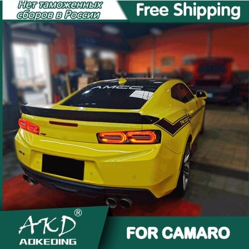 For Car Chevrolet Camaro Tail Lamp 2015-2019 Led Fog Lights DRL Day Running Light Tuning Car Accessories Camaro Tail Lights