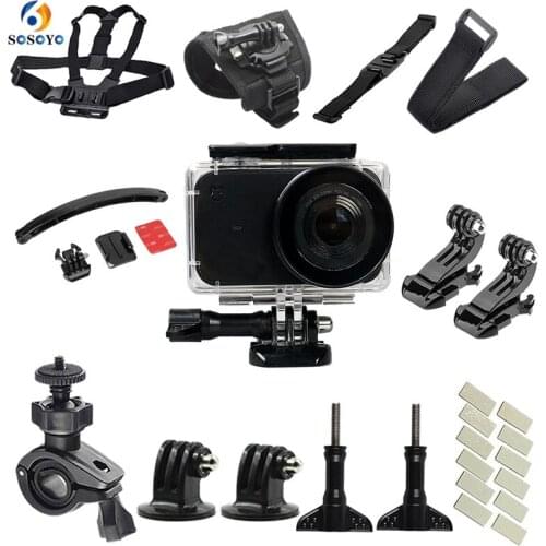45m Waterproof Housing Case Cove Diving Protective Cover Traveling Bicycle bracket for Xiaomi Mijia 4K Mini Accessories Set