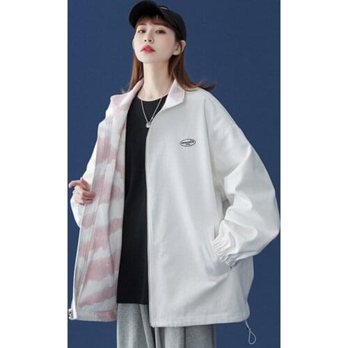 Women Coat Casual Jacket Women Loose Women Jacket Wear On Both Sides Womens Coat Zipper Womens Jacket 2021 Streetwear Jacket