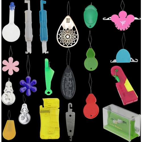 5PCS 10PCS 50PCS Automatic Needle Threader Thread Helpful Elderly Guide Easy Use Sewing Tool