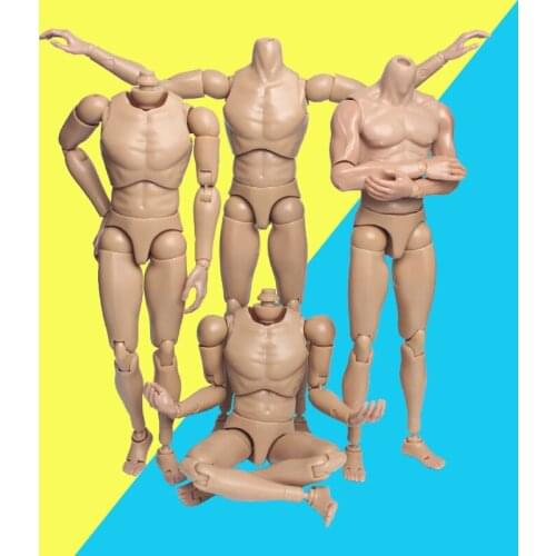 1/6 Scale B001 B002 B005 B006 B007 Male Chest Body Model Man Muscular Build for 12" Action Figure Head Body Toys Model Display