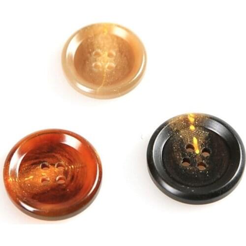 200pcs high grade fashion sewing boutons windbreaker fantaisie flatback buttons for clothing garment plastic buttons 15-28mm