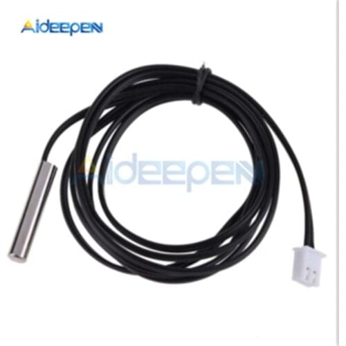 30cm 50cm 1M 2M 3M NTC 10K 1% 3950 Waterproof Thermistor Accuracy Temperature Sensor Wire Cable Probe For Arduino W1209 W1401