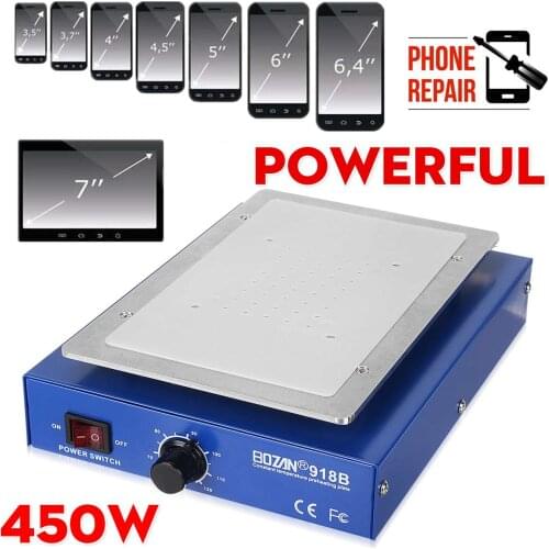 7 Inch Screen Separator Screen Repair Machine Auto Heating Metal Plate Glass Removal 2 IN 1 Phone Repair Separators Machine