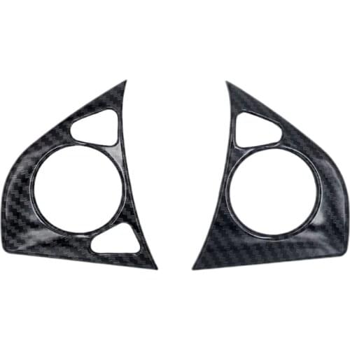 For Honda Vezel HR-V HRV 2014-2018 Car Steering Wheel Panel Cover Trim Insert Molding Garnish Carbon Fiber Sequins