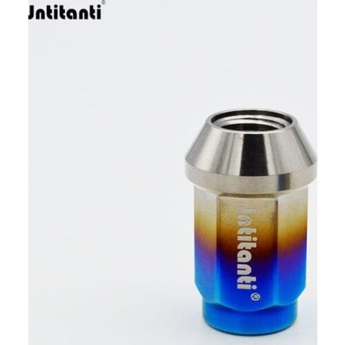 Gr5 titanium lug nut M12*1.25*35mm for car accessories (20 pieces)