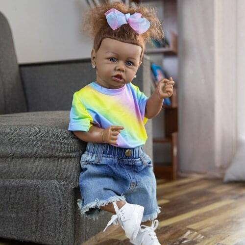 Hoomai 58CM NEW Reborn Baby Dolls Silicone Soft Body Fashion Boneca Reborn for Girl Gift Best Playmates