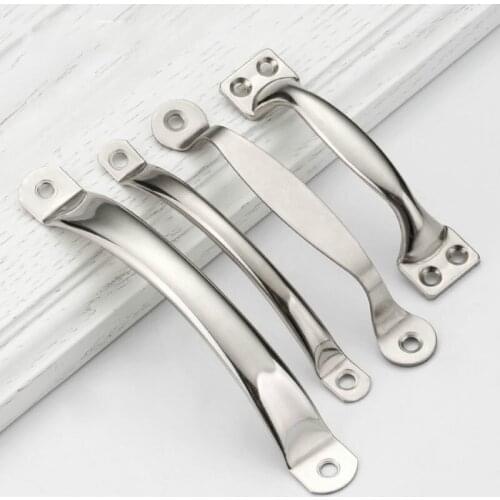 JD Furniture Hardware Wardrobe Handle Door Stainless Steel Modern Simple Home Kitchen Drawer Cabinet