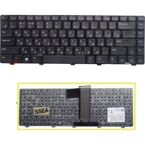 SSEA New Russian Keyboard for DELL Inspiron 14R N4050 N4110 M4110 M4040 N4120 N5050 M5050 M5040 N5040 M4120 L502X RU keyboard