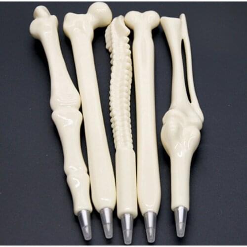 5pcs Amused Novelty Pen Ballpoint 0.7mm Boned Roller Ball Blue Color Ink Pens Kids Gift Stationery Office School Supplies H6082