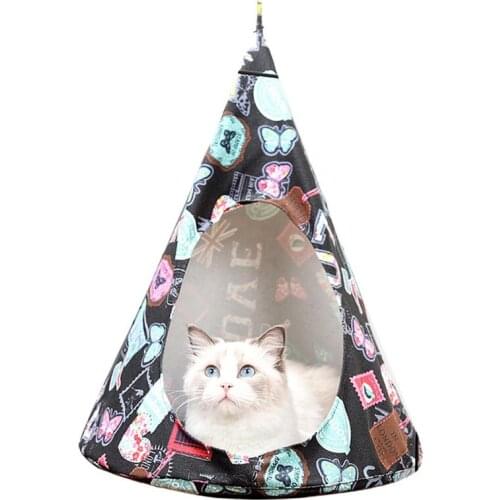 New Pet Hanging Nest Tapered Pets Nest Hammock Hanging Cage Hammock Black Newest