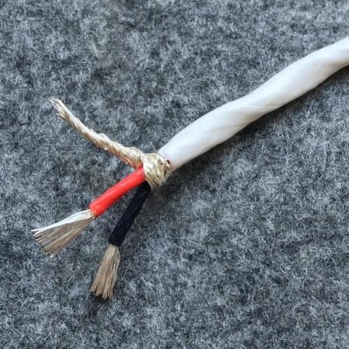 New Copper Silver Cable (sell Per 1.0m) for DIY HIFI Audio Rca Xlr Cable