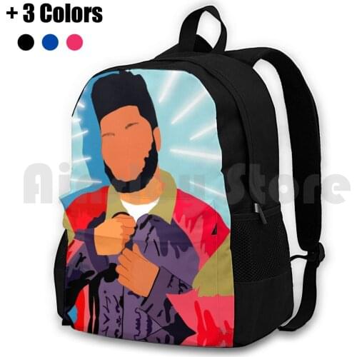 Khalid Art Outdoor Hiking Backpack Waterproof Camping Travel Khalid Music