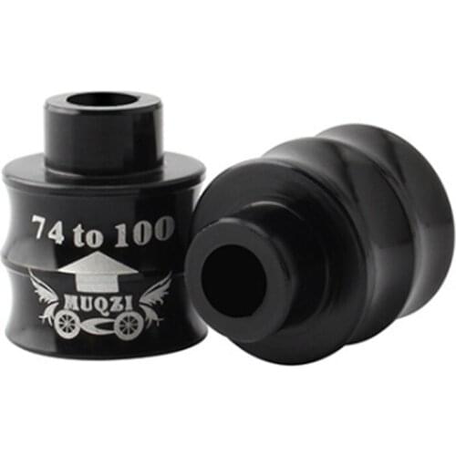 1 Pair MTB Bicycle Hub Aluminum Alloy Extension Seat 74mm To 100mm Front Fork Hubs Adapter Converter Bike Parts Newest