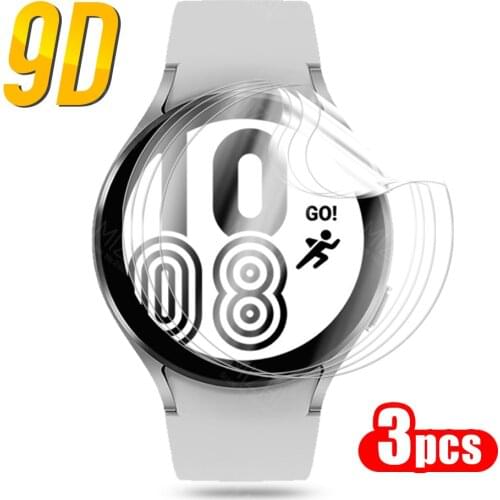 Screen Protector For Samsung Galaxy Watch 4 40mm 44mm Classic 42mm 46mm 3D HD Ultra-thin Full Protective film Watch Accessories