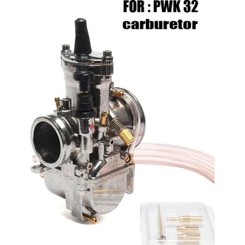 2T 4T Universal PWK 32 Motorcycle Carburetor With Power Jet For Yamaha Suzuki Honda 2/4-stroke 250-300cc ATV Buggy Quad Go Kart