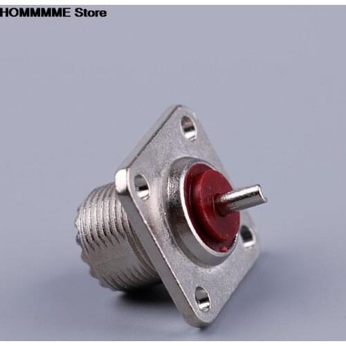 High Quality UHF Female SO239 Panel Chassis Mount Flange Deck Mount Solder Cup RF Connector