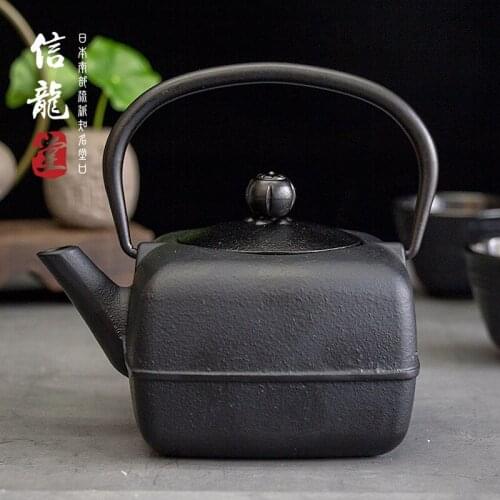 Japanese cast iron mini handmade tea pot Chinese old samll kungfu oolong puer green tieguanyin tea teapot 300ml