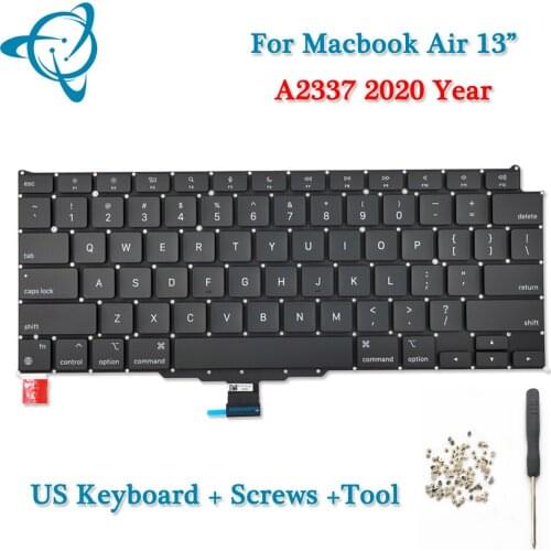 Laptop US English A2337 Keyboard Replacement For Apple MacBook Air 13" A2337 Keyboard Screws + Tool 2020 Year EMC 3598