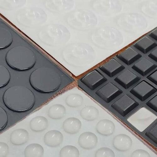 Cabinet Door Bumper of various size of silicone material for kitchen cabinet self-adhesive damper pad for door stoppe