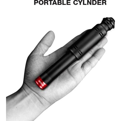 WILD MAN Portable Bicycle Pump Mini Compressor Nozzle Adapter Multifunction Inflator Accessories Ultra Light 110 Psi Inflation