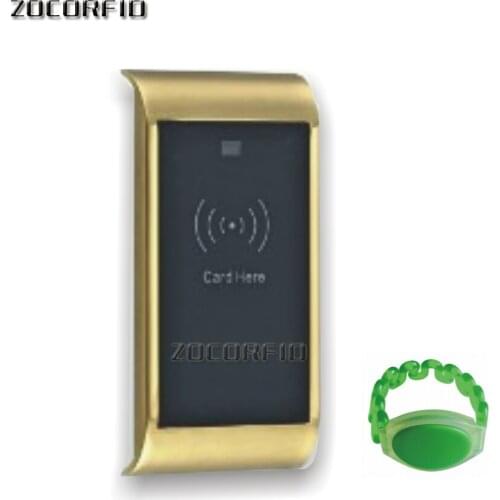 Long-term production of high quality 125KHZ swimming pool electronic lock /Furniture lock Free one RFID bracelet card