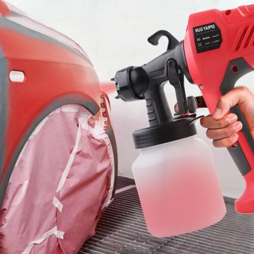 Electric Spray Gun 400W Electric Paint Sprayer Compressor Flow Control Airbrush DIY Power Tools Easy Spraying & Clean 110V/220V