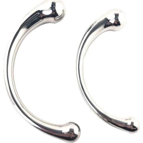 Stainless Steel Metal Dildo Penis G-Spot Stimulation large Anal butt Plug prostate massager Sex toy For Women Men Gay