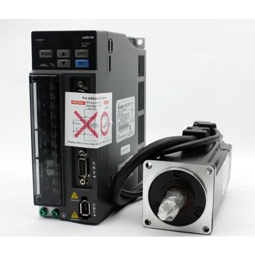 ECMA-C20604RS+ASD-B2-0421-B DELTA 0.4kw 400w 3000rpm 1.27N.m ASDA-B2 AC servo motor driver kits with 3m power and encoder cable