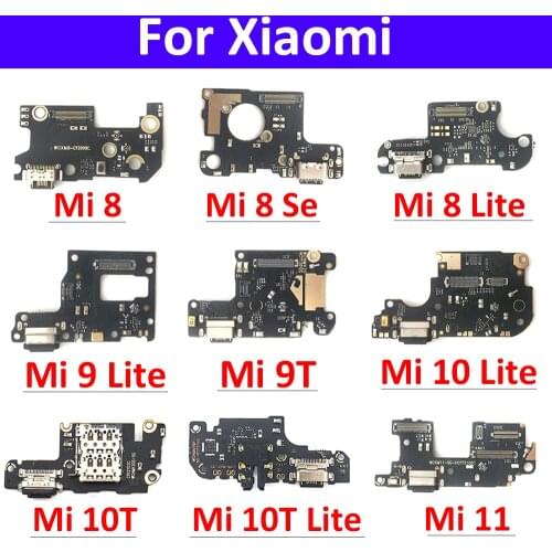 New USB Charging Port Board Flex Cable Connector Parts For Xiaomi Mi 10T / For Redmi K30s Microphone Module