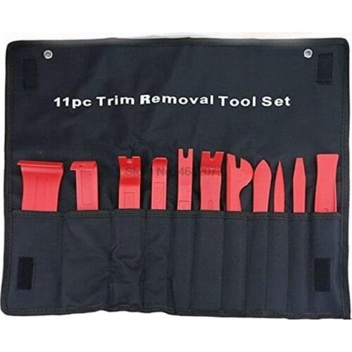By DHL or Fedex 20sets 11pcs Car Vehicle Door Dash Trim Tool Panel Molding Clip Retainer Removal Pry Tool Set Car Auto Tool Kit