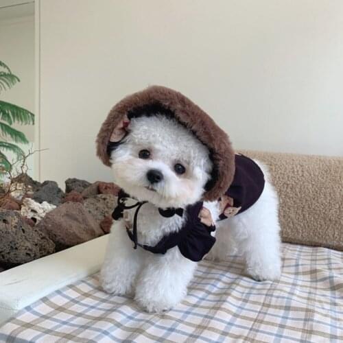 Dog Dresses For Small Dogs Clothes Pet Ropa Perro Cat Dress Para Summer Spring Puppy Chihuahua Cute Bear Suspender Sling Skirt