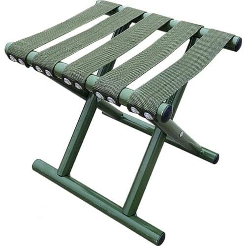 80%HOTThickened Portable Folding Stool Camping Fishing Rest Chair for Outdoor