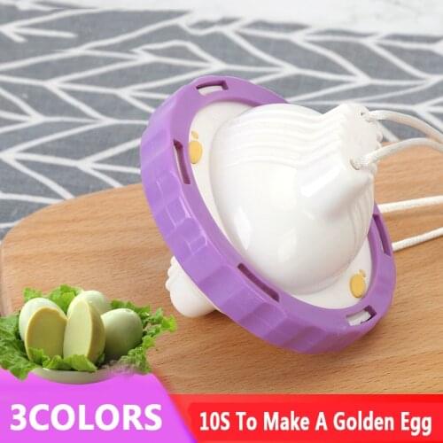 Portable Throw Egg Scrambler Golden Egg Yolk Shaker Mixer Scramble Eggs Whisk Inside Egg Beater Egg Tools Kitchen Cooking Tools