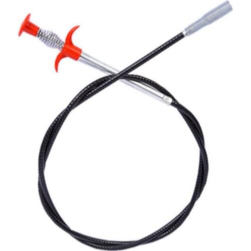60CM Spring pipe dredge can be bent, hand pinch four-jaw picker sewer picker picker sewer garbage clamp