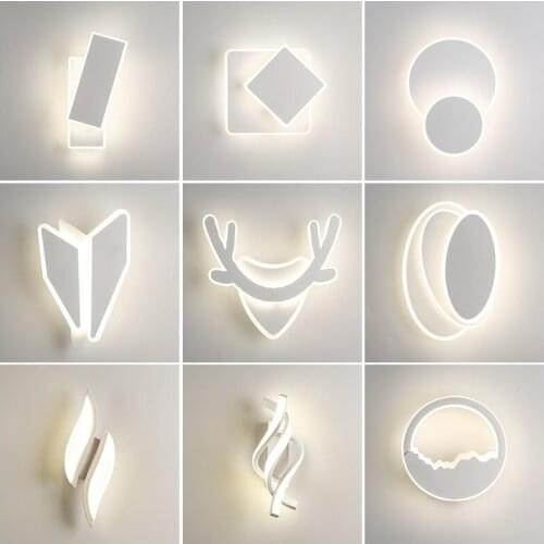 Modern Wall Lamps For Rotation Living Room Lights Bedroom bedside Aisle Corridor Foyer Hall Spin Indoor Lighting Home fixtures