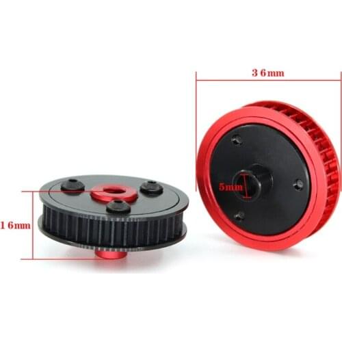 3.2/5.0mm Belt Drive Transmission Gears System for 1/10 RC Car Crawler Axial SCX10 SCX10 II