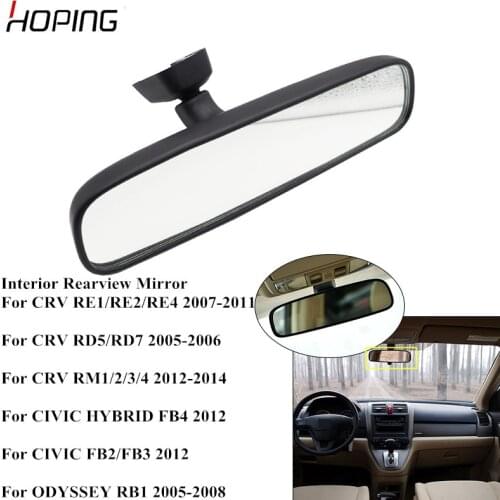 Hoping Interior Rearview Mirror For HONDA CRV 2005-2014 CIVIC 2012 ODYSSEY 2005 2006 2007 2008 Inner Mirror