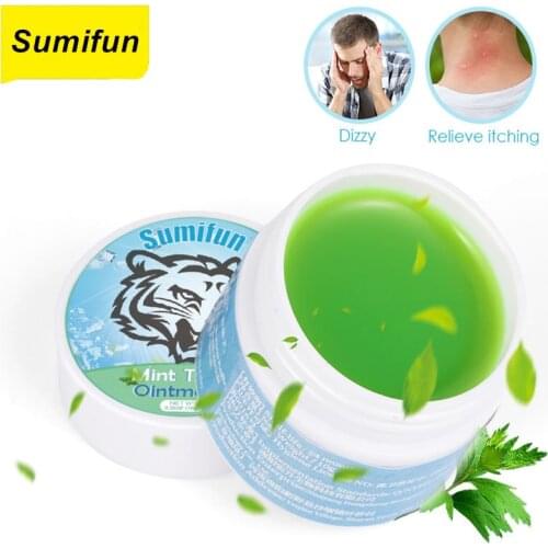 High Quality Cooling Oil Tiger Cream Mint Cooling Oil Muscle Rub Aches Cream Anti-Itching Headache Refresh Pain Relief Ointment