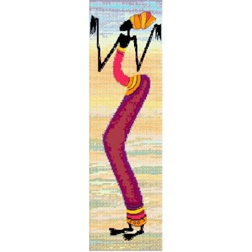 Top Quality Lovely Cute Counted Cross Stitch Kit The Dance Leader Munokoreria Africa African Woman Lady Girl Beauty