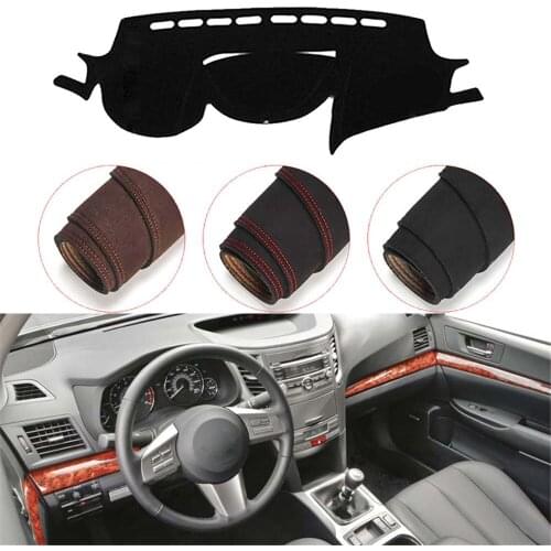 Console Dashboard Suede Mat Protector Sunshield Cover Fit For Subaru Legacy Outback 2010-2014