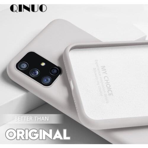 Liquid Silicone Shockproof Case For Samsung Galaxy A52 A72 Note 20 Ultra A51 A71 A50 A70 A7 A6 2018 Plus A31 A41 A21S A40 Cover