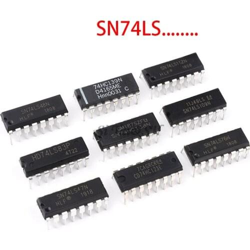 10pcs 74LS47 SN74LS47N 74LS83 74LS85 74LS112 SN74LS112N 74LS138 SN74LS138N 74LS145 SN74LS145N 74LS151 SN74LS151N 74LS194 DIP16
