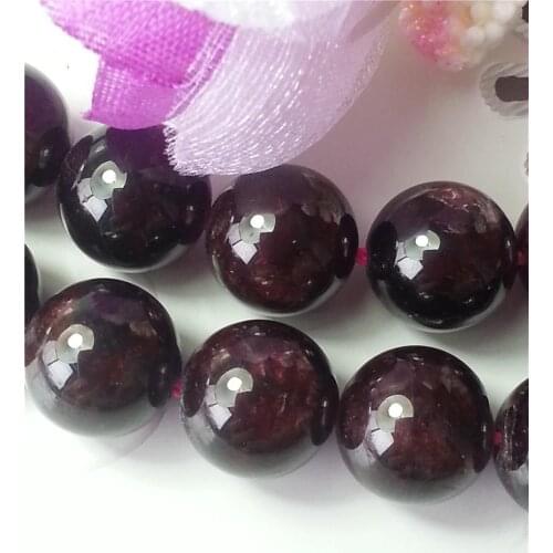 2015 hot sale Fashion jewelry 8mm Sri Lanka Red Garnet Round Loose Bead 15''AAA+ Wholesale and retail