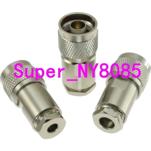 3pcs/set N Male Plug Clamp for RG58 RG142 LMR195 / RG5 RG6 LMR300 / RG8 RG213 Cable RF Connector