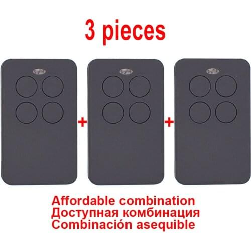 3pcs Garage Door Gate Remote Control Duplicator Auto Scan Gate Opener Garage Command 433 300 303 315 868 MHz Transmitter Clone