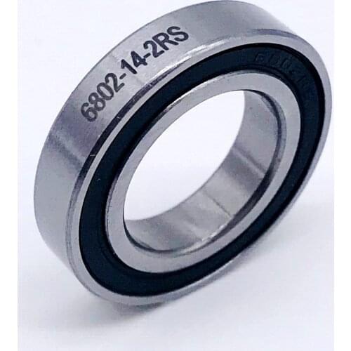 6802-14-2RS 6802-2RS 6802 bearing Flower Drum bearing inner hole 14mm ( 14x24x5 mm ) 14*24*5 mm