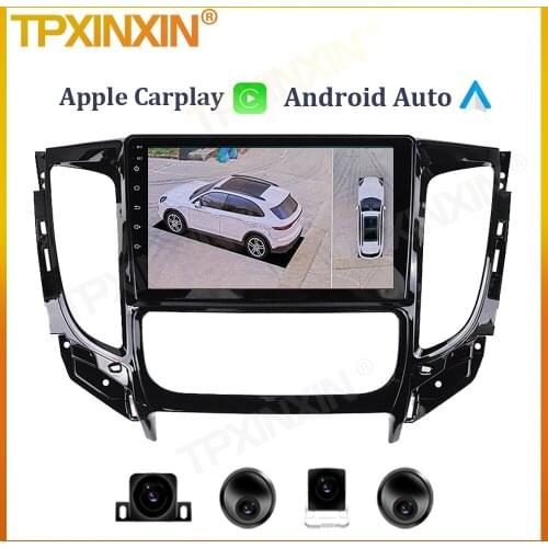 6+128G For Mitsubishi Pajero 2016 2017 2018 Android Car Video Multimedia bluetooth System GPS Navigation Audio Player IPS Screen